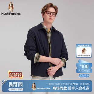 新款 2026春季 暇步士男装 轻薄四面弹简约休闲行政夹克 商场同款