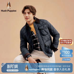 冬菱格时尚 暇步士男装 翻领复古休闲棉服外套 商场同款