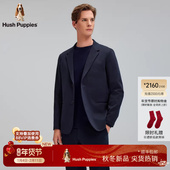 弹力有型 暇步士男装 秋季 保暖商务职场通勤针织西装 外套含羊毛