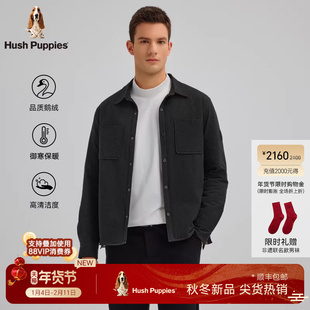 【高清洁度鹅绒】暇步士男装冬季锁温翻领轻商务高端羽绒服