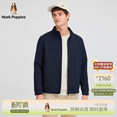 春季 暇步士男装 保暖绒感立领行政夹克商务休闲外套 复合空气层