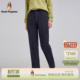 冬季 暇步士女装 休闲挺括百搭加绒直筒牛仔裤 绵柔舒适