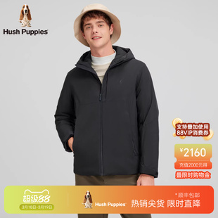 【简约行政夹克】暇步士男装冬季轻商务保暖连帽棉服外套