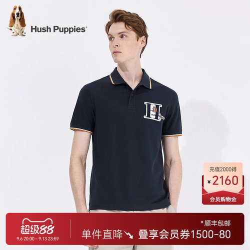 美式休闲纯棉短袖POLO衫暇步士