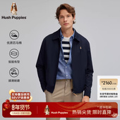 斜纹匹马棉 暇步士男装 2026年春季 经典 商务休闲行政翻领夹克