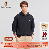 菠萝纹基础款 休闲连帽卫衣 2025秋季 新款 舒适空气层 暇步士男装