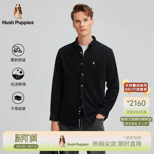 复古厚实细条灯芯绒衬衫 衬衣春季 暇步士全棉长袖 男 优质长绒棉