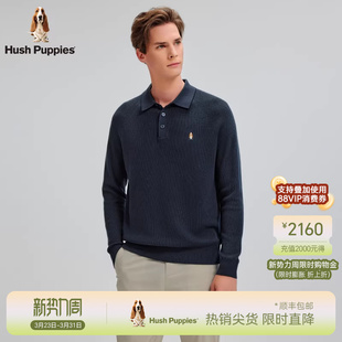 POLO领针织衫 冬季 暇步士男装 保暖商务休闲线衣含羊毛 抗起球