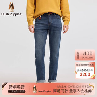 2025冬季 暇步士男装 新款 经典 男 休闲百搭直筒牛仔长裤 商场同款