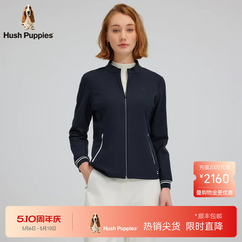 暇步士女装golf高弹运动针织外套