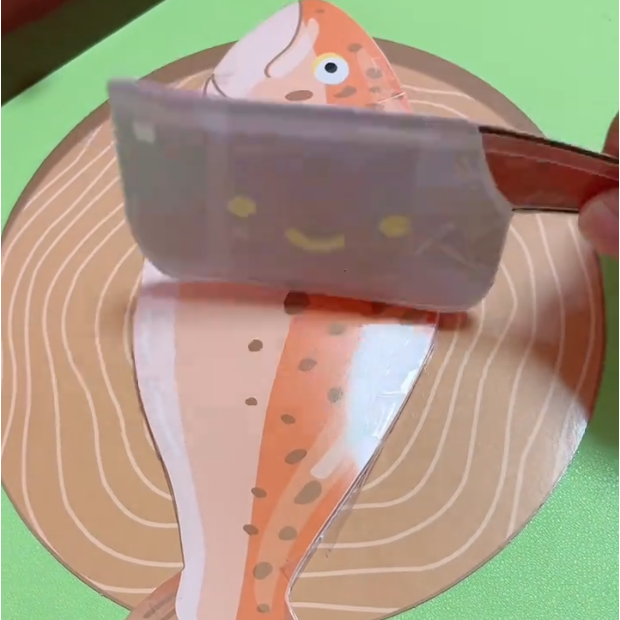 手账贴画儿童手工DIY解压捏捏乐爆改美食烤鱼烤鸭玩具