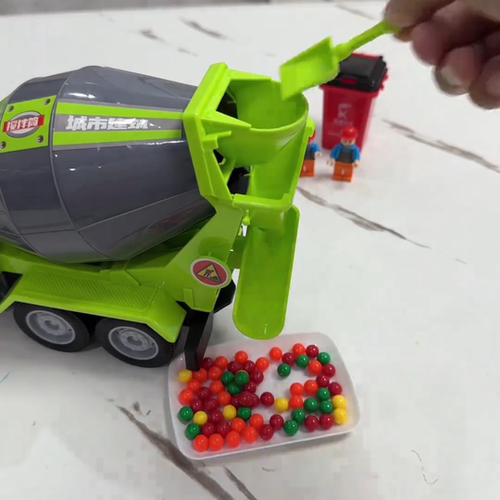 油罐车搅拌车120救护车超大号可开5门音乐故事男孩仿真玩具车