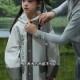 一次性雨衣儿童6到小学生雨披卡通加eva便携男女宝宝中大童书包