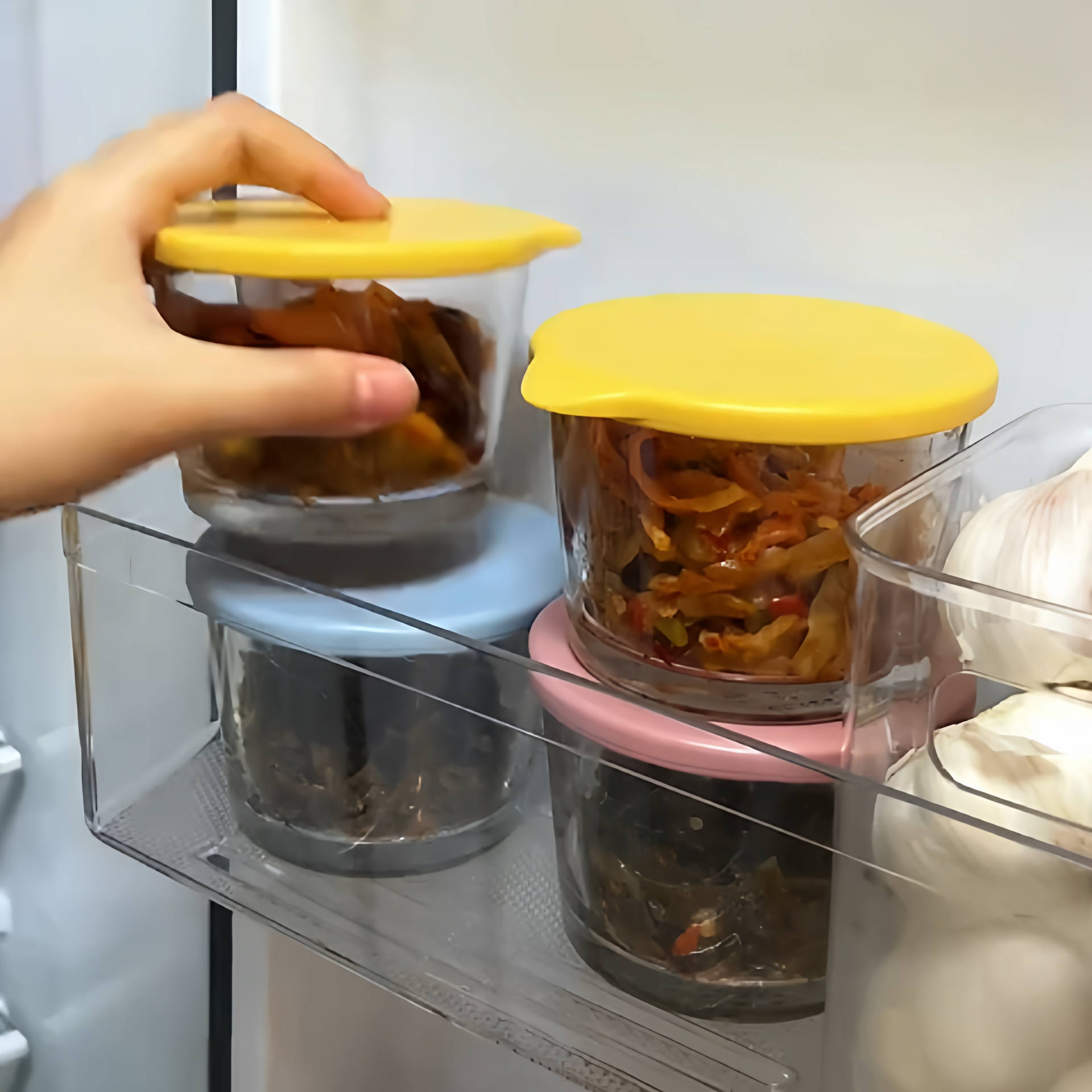 玻璃密封罐小碗带盖食品级冰箱收纳盒腌制咸菜储存泡菜分装保鲜盒