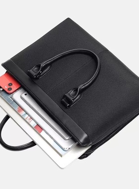 防水尼龙牛津布电脑包2026新款小众设计大容量商务耐磨手提公文包