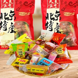 北京特产大礼包500克小吃糕点茯苓饼驴打滚糖葫芦果脯礼品物茶点