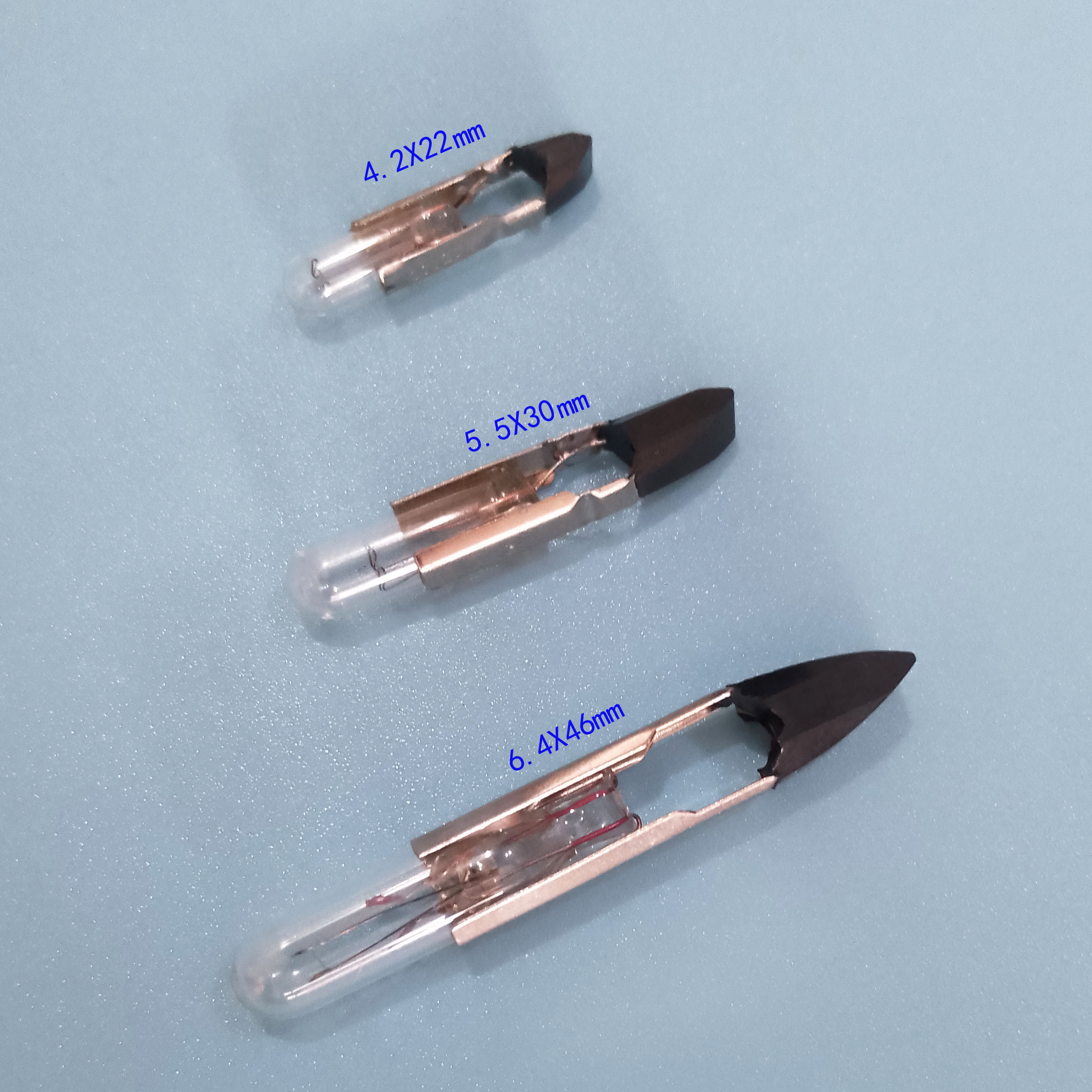 电话灯泡4.2X22 5.5X30 6.4X46mm 暖光钨丝交换机 10个价指示灯泡