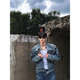 韩版复古金属设计做旧短款夹克男女高级感痞帅牛仔外套TY1820-P88，男装工装外套，星座814-1（原电商B253-1）