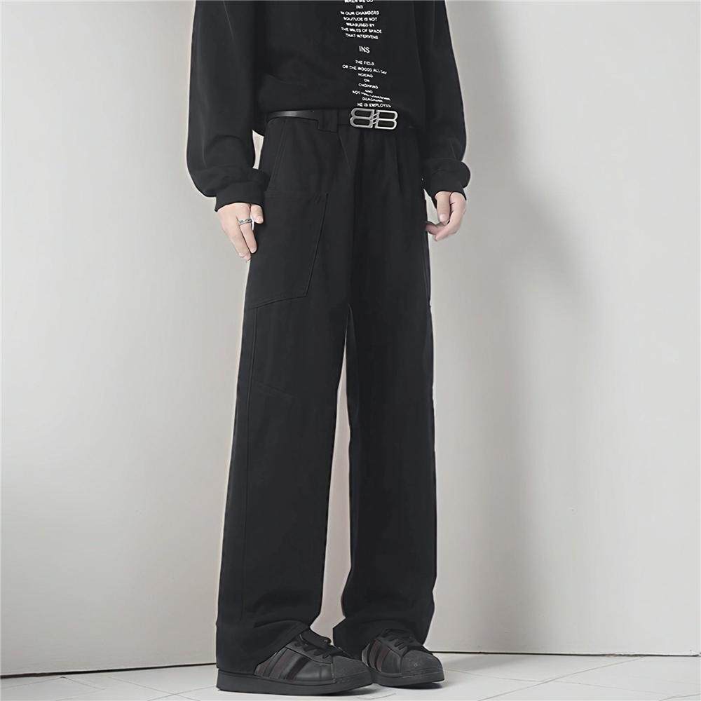 美式cleanfit弯刀工装裤男高街多口袋阔腿长裤G3237-P65图片