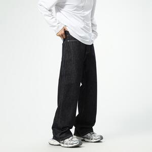 高品质！美式复古cleanfit阔腿牛仔裤男宽松垂感直筒裤G8850-P65图片
