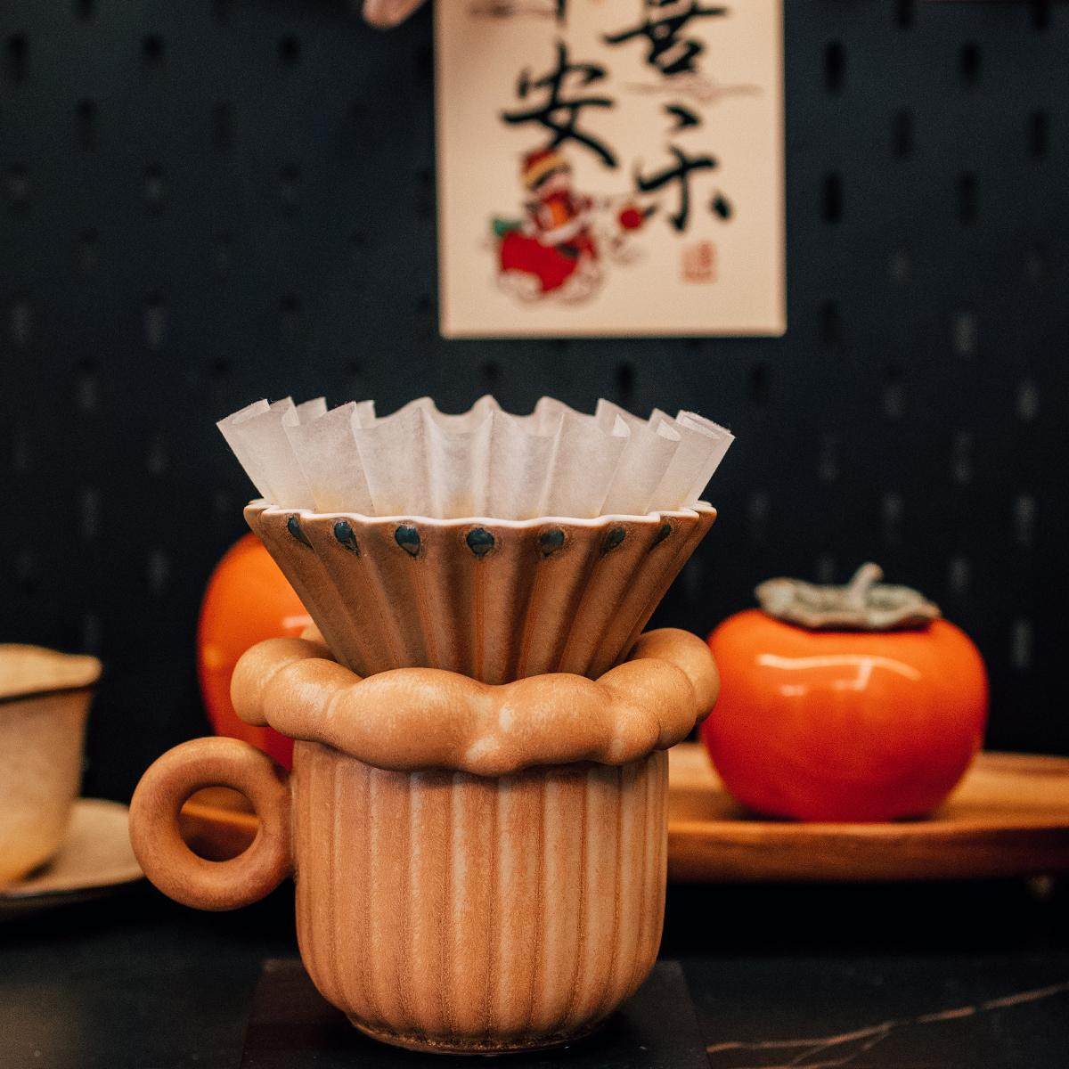 半宅小众陶瓷咖啡杯套装云朵滤杯架创意礼品手冲咖啡器具马克杯子,餐饮具,咖啡杯,淘宝优惠券,粉丝福利购,淘宝优惠卷