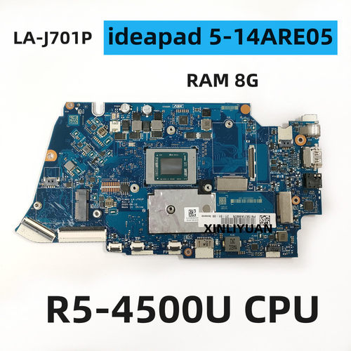 联想 Ideapad 5-14ALC05 5-14A 主板LA-J701P AMD R5-4500 CPU 8G