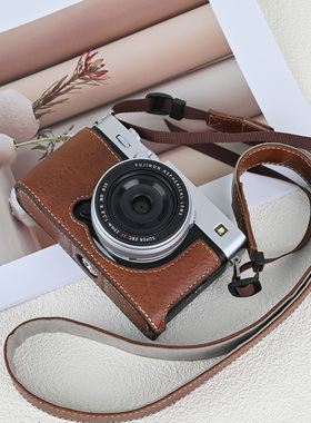 适用富士XS20保护套XT30iiXT50底座X100VFXT200XT5/4XS10相机包壳