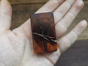 无二叔叔原创设计天然雷击枣木无事牌