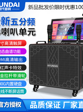 现代视频广场舞音响触摸屏一体机