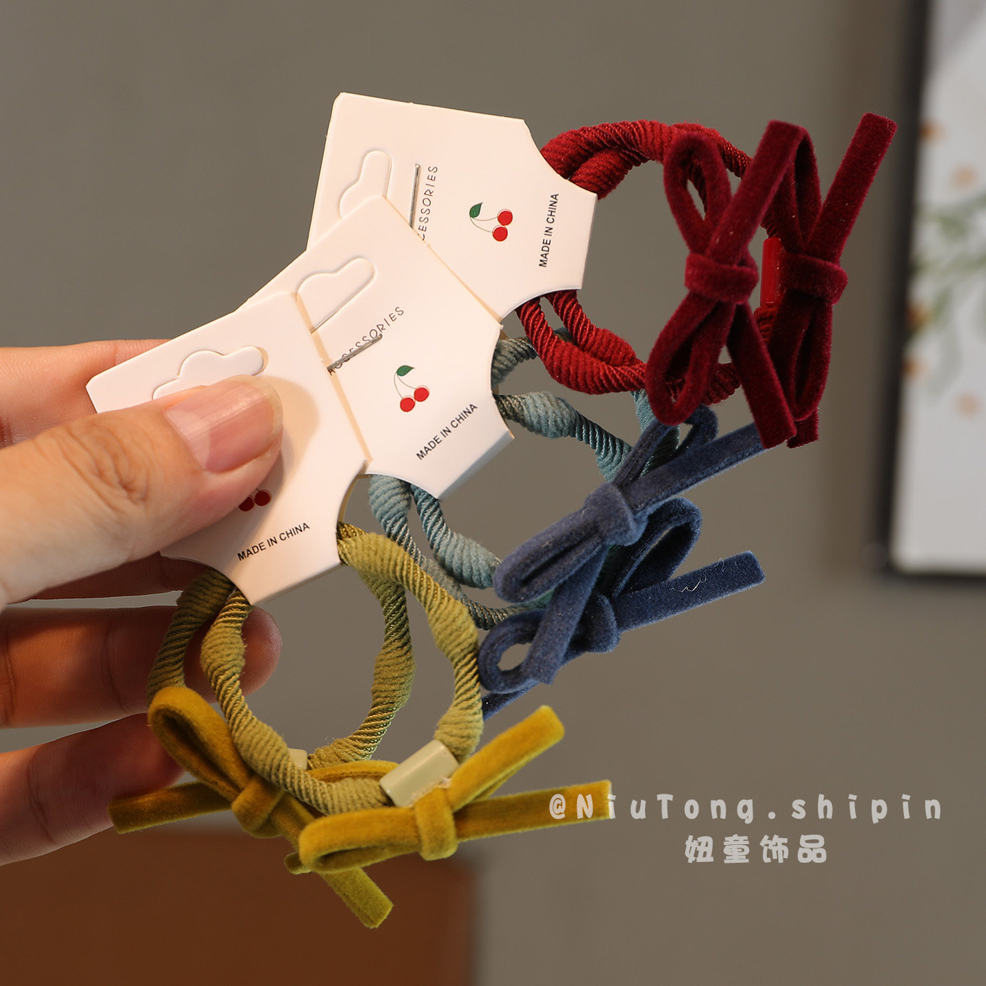 女童柔软不勒发扎发皮筋