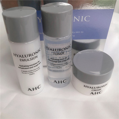 AHC韩国三件B5玻尿酸保湿旅行装