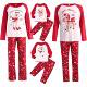 源头工厂欧美圣诞节睡衣套装 批量链接 亲子装