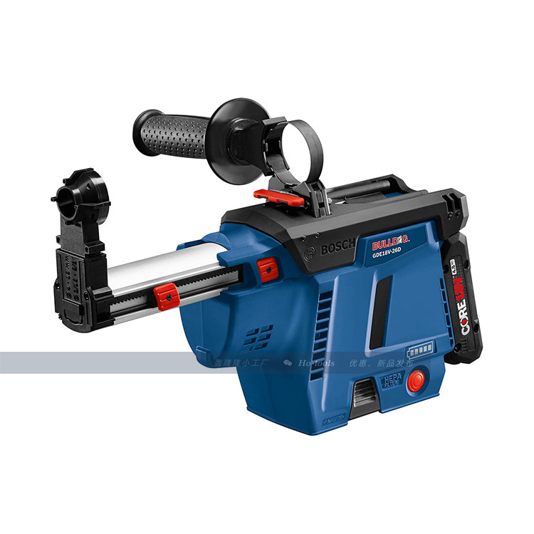 德国Bosch博世GDE18V-26D电锤锂电吸尘器手柄安装