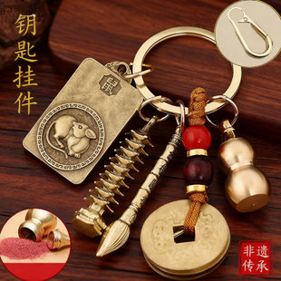 2026年马年新款十二生肖金榜题名笔筒生肖守护神钥匙扣吊坠小挂件