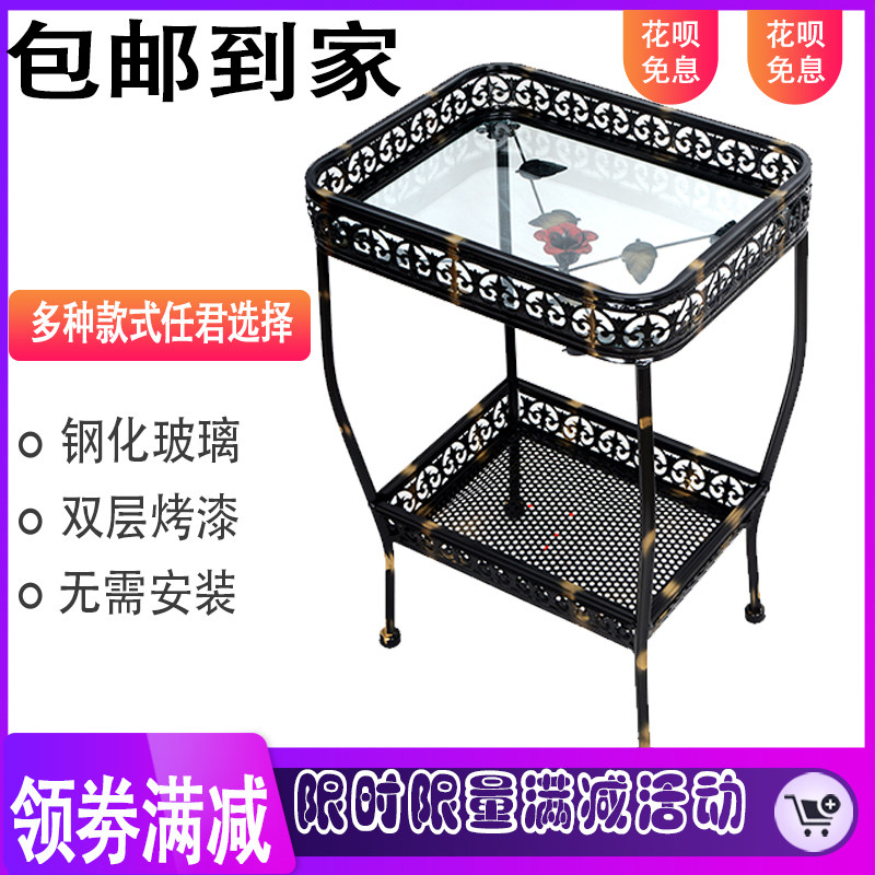 麻将机小茶几棋牌室椅旁边几角几欧式铁艺玻璃茶水台阳台花架小桌在类目 运动/瑜伽/健身/球迷用品, 麻将/棋牌/益智类, 麻将, 自动麻将机中 - 来自Buy2taobao.com提供专业的淘宝代购服务
