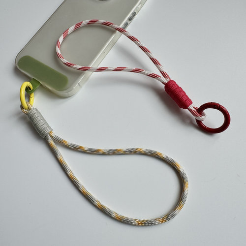 初遇绳艺手工编织个性手机挂绳手腕绳超结实户外防丢绳包包挂饰