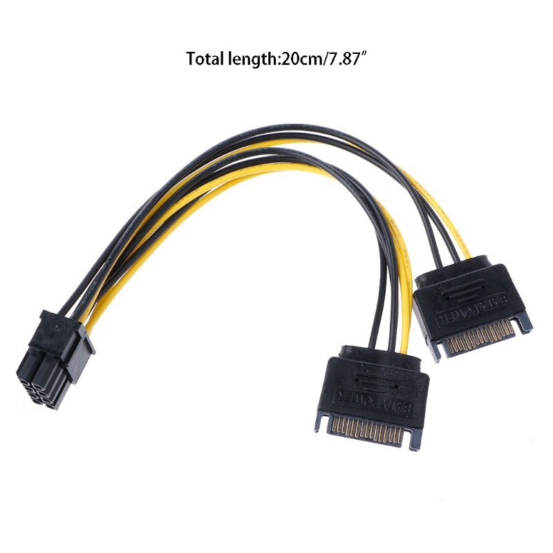sata8p显卡cpu电源转接线6pin
