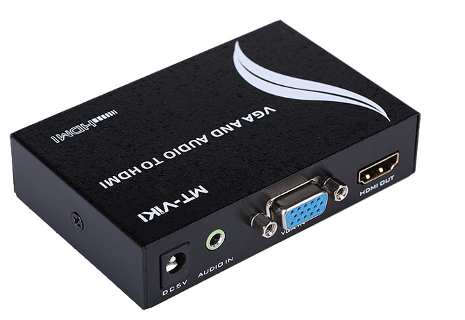 迈拓维矩 VGA转HDMI转换器/VGA转HDMI线 高清1080p视频转换器包邮