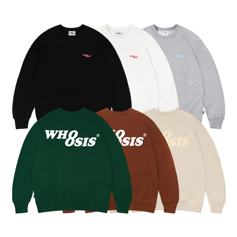 WHOOSIS经典8字logo卫衣图片