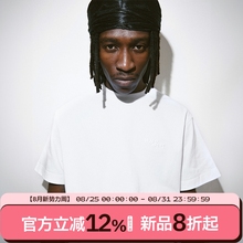 WHOOSIS（不知其名）刺绣打底衫短袖t恤cleanfit秋冬打底新品男女