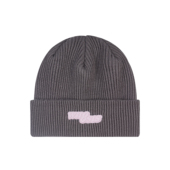 WHOOSIS 不知其名 8字logo基础针织帽章仔绣秋国潮街头男女情侣