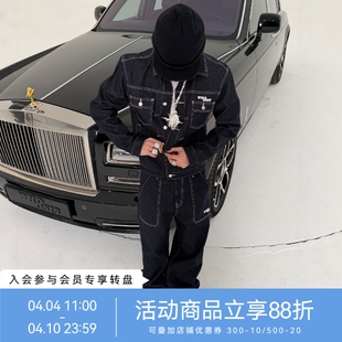 休闲裤 WHOOSIS 不知其名 基础原色牛仔裤 男女 宽松直筒百搭美式