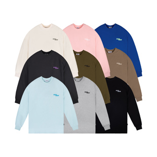 t恤秋冬打底衫 基础logo华夫格长袖 男百搭情侣 不知其名 WHOOSIS