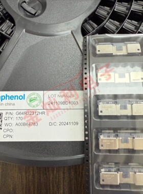 Amphenol连接器 Gen_Z 2C 84Pin可直拍 G64R32312HR 原装正品现货