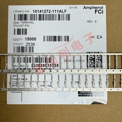安费诺FCI导体铆压端子10141272-111ALF 原装现货 一个起售