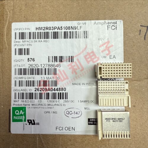 Amphenol/安费诺 HM2R03PA5108N9LF 板对板与背板连接器 55P原装