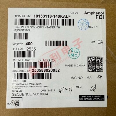 10153118-140KALF 安费诺FCI WIRELOCK 1.8MM DUALROW 40P 原装