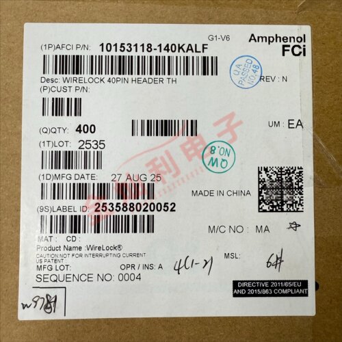 10153118-140KALF 安费诺FCI WIRELOCK 1.8MM DUALROW 40P 原装