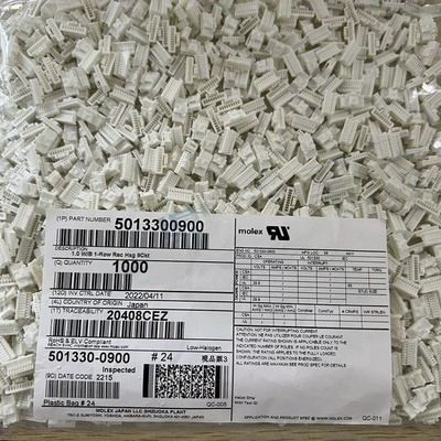 molex连接器 5013300900 501330-0900 9P胶壳 原装现货 一个起售