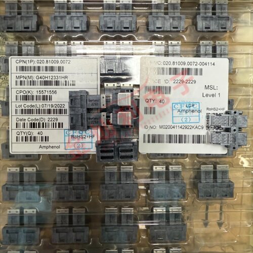 AMPHENOL/安费诺 SFF-8643 MiniSAS 36P 连接器 G40H12331HR 原装
